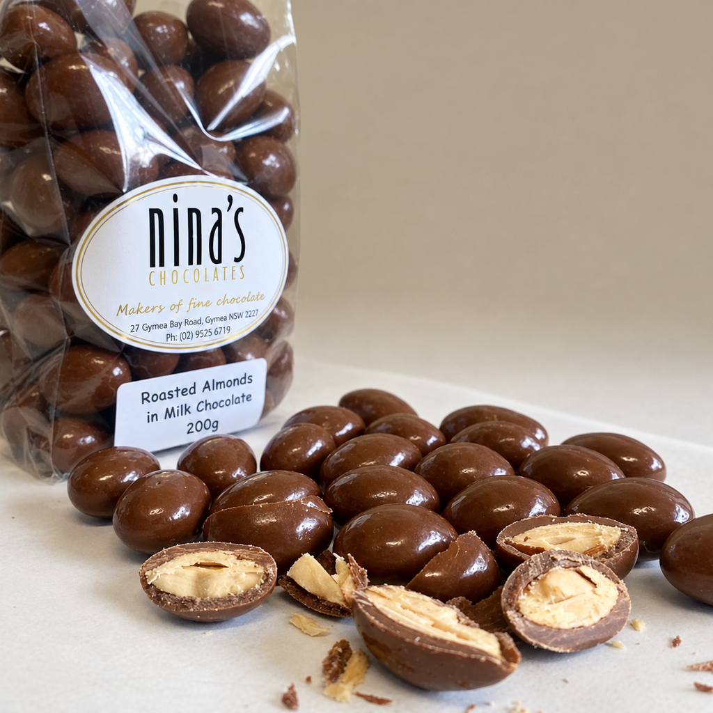 Roasted Almonds in Milk Chocolate 200g