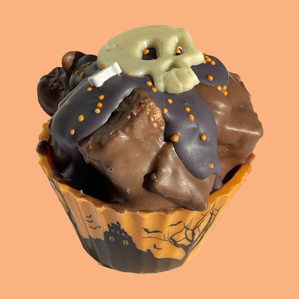 Halloween Rocky Road Muffin