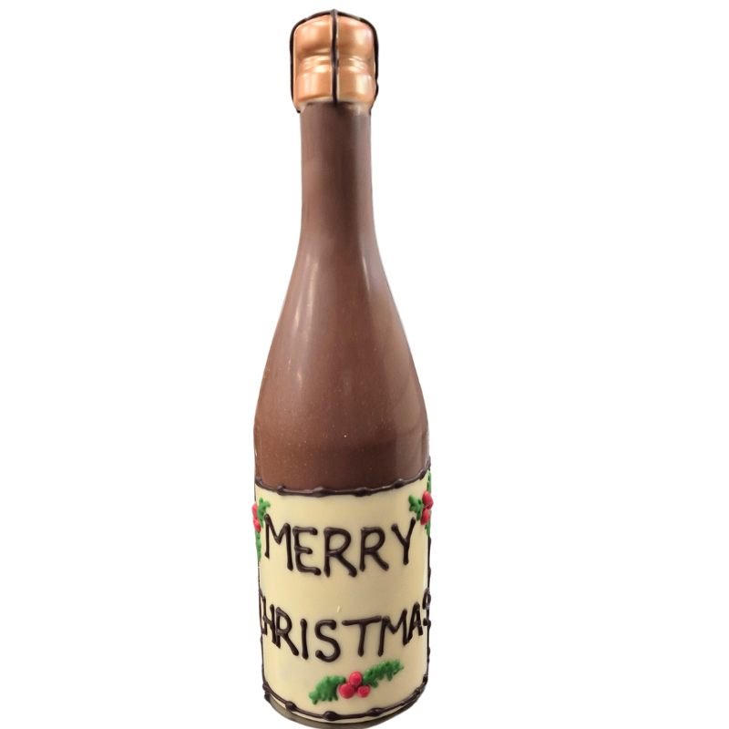 Merry Christmas Luxe Champage Bottle 300g