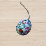 Easter Egg Bauble filled with Tiny Fairy Buttons 40g