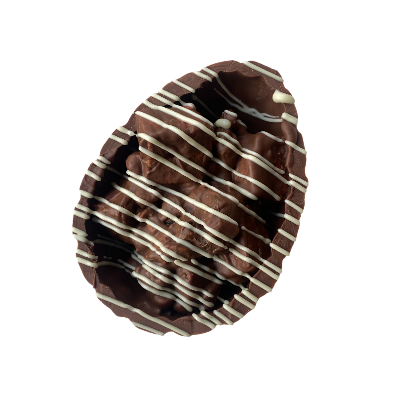 Easter Half Egg filled w/Rocky Road 250g