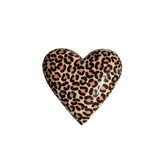 Hand-Painted Animal Print Heart 100g