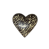 Hand-Painted Animal Print Heart 100g