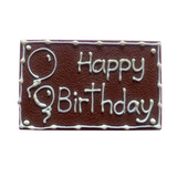 Happy Birthday Chocolate Plaque 160g