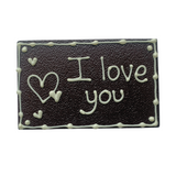 I Love You Chocolate Plaque 160g