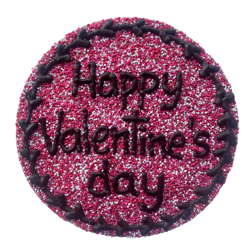 Pink Happy Valentine's Day Fairy Button 130g