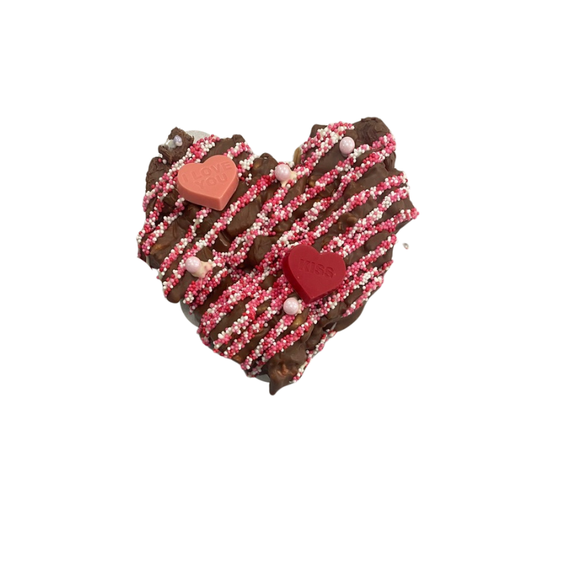 Valentine's Day Small Rocky Road Heart 230g